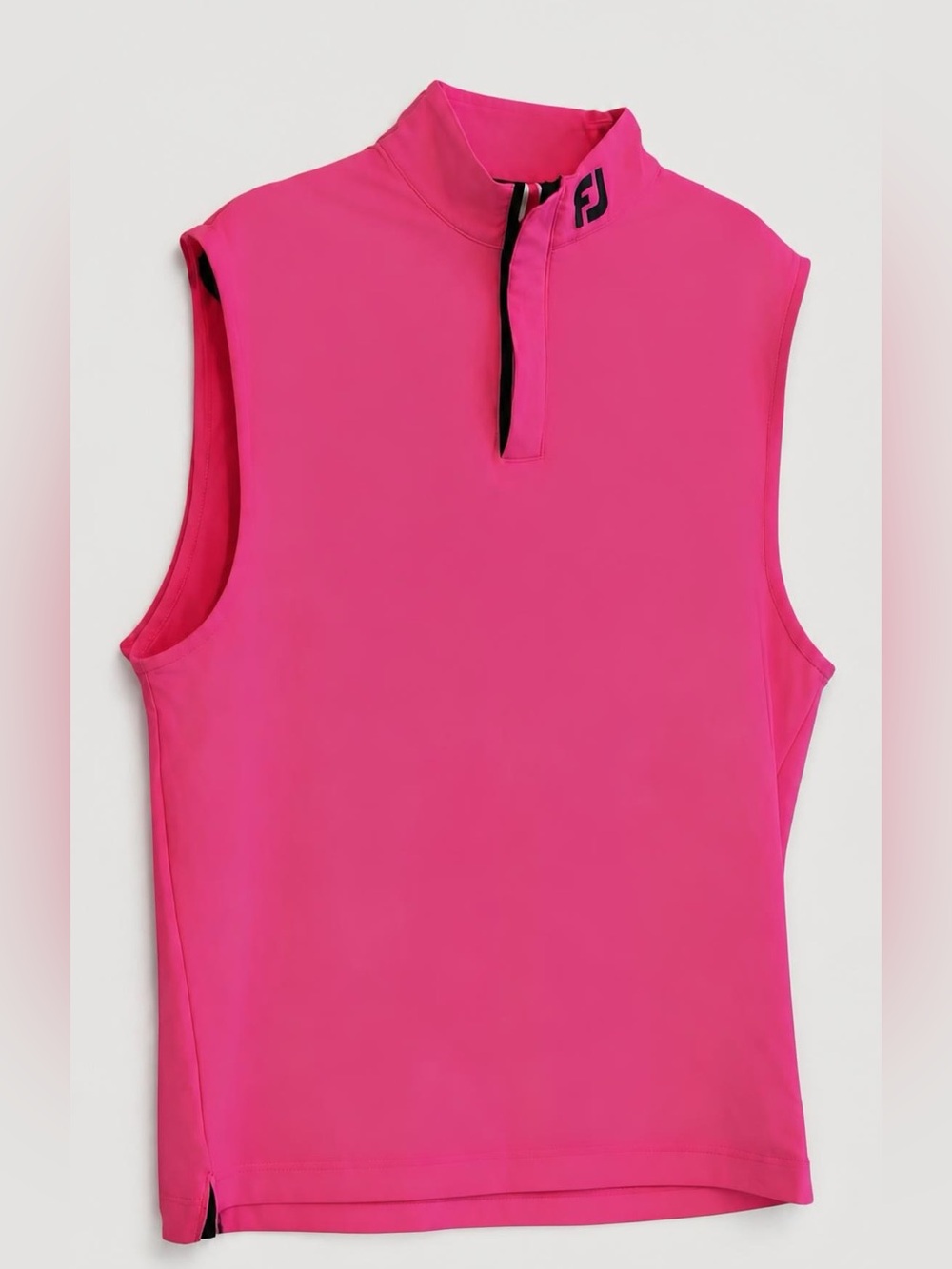 FJ Foot Joy Women's Pink Sleeveless Golf Shirt
